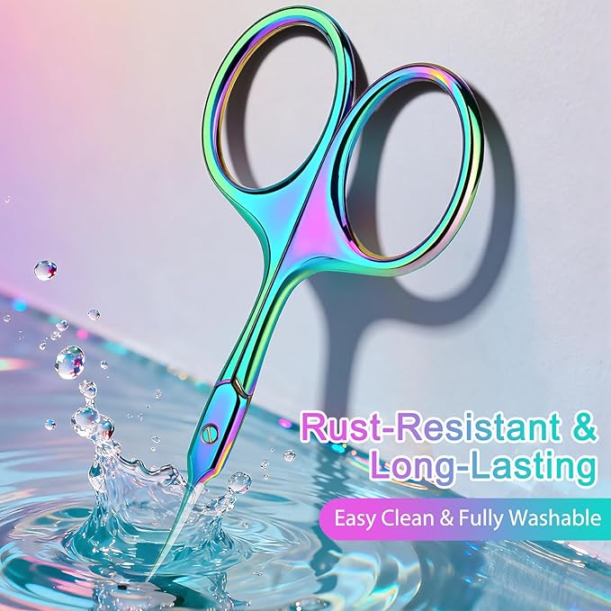 Cuticle Scissors, Extra Fine Curved Manicure & Pedicure Nail Scissor - Image 4