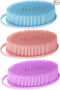 Silicone Body Scrubber 3 Pack Silicone Loofah Exfoliating Body Scrubber Soft by Unknown