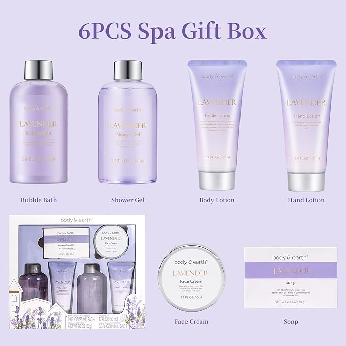 BODY & EARTH Bath and Body Gift Set - Image 3