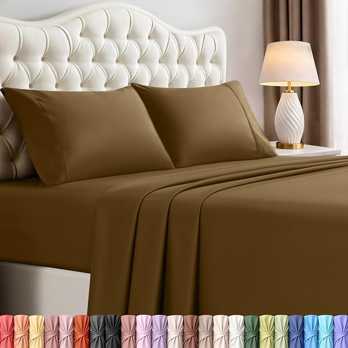 Utopia Bedding Full Size Sheet Set – 4 Piece Bed Sheets, Soft and Breathable by UTOPIABEDDING