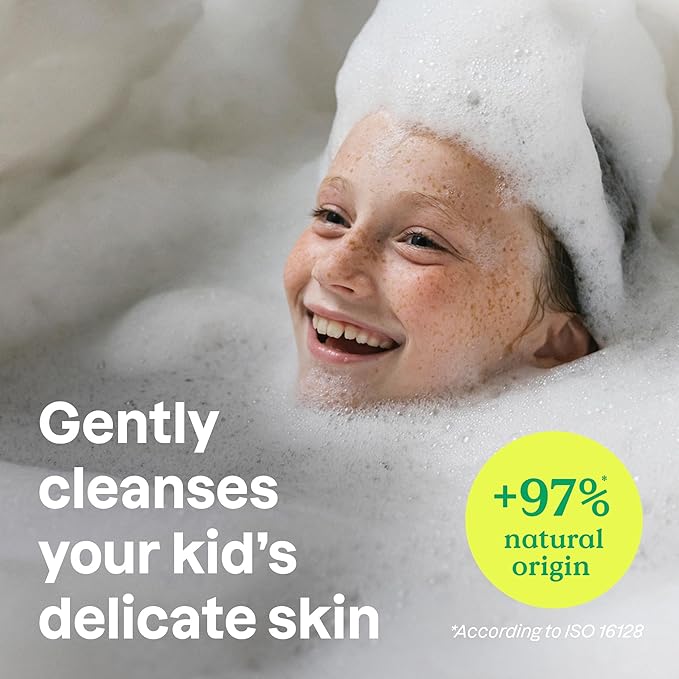 Attitude Bubble Wash for Kids, EWG Verified Bubble Bath, Hair Shampoo and Body - Image 2