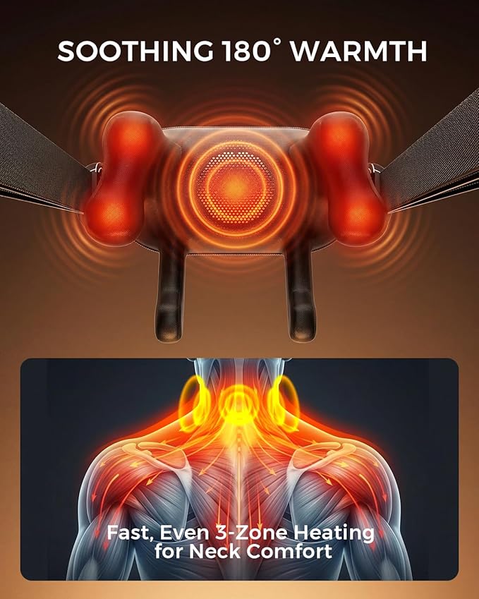Neck Massager for Pain Relief Deep Tissue, Handheld Neck and Shoulder Massager - Image 4