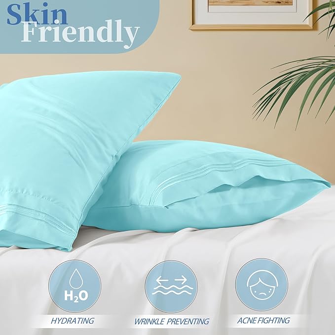 Vonty 2 Pack Queen Pillow Cases - Image 3