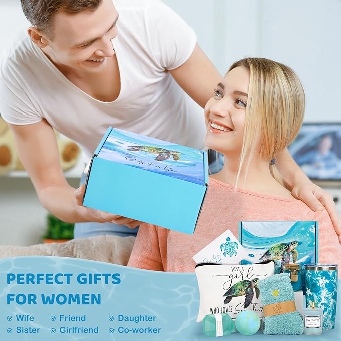 Mothers Day Gifts for Mom, Sea Turtle Gifts for Women, Turtle Gift Set for - Image 7