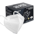 HUHETA KN95 Face Masks, 30 Packs Individually Wrapped, 5-Ply Breathable & by HUHETA