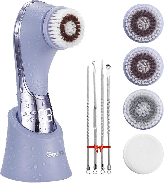 Facial Cleansing Brush Face Scrubber Exfoliator Rechargeable IPX7 Waterproof by followus