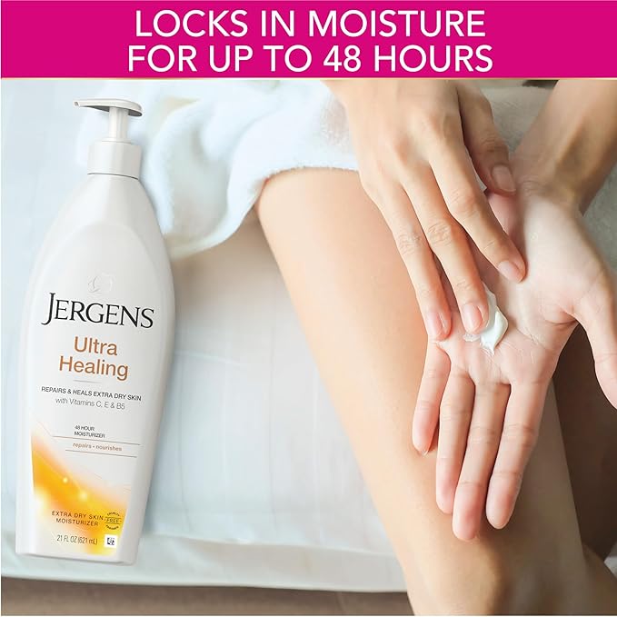 Jergens Ultra Healing Dry Skin Lotion, Hand and Body Moisturizer - Image 3