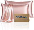 Mulberry Silk King Size Pillow Cases Set of 2, Ultra Smooth Soft Breathable by Unknown