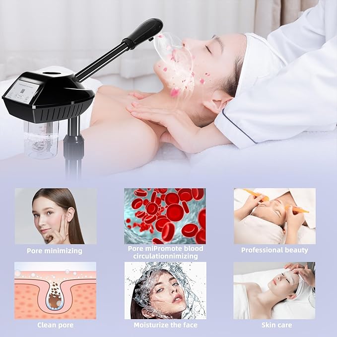 Facial Steamer on Wheels, Face Steamer - Image 6