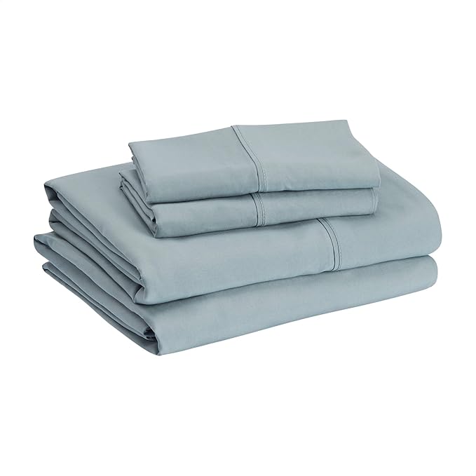Amazon Basics Lightweight Super Soft Easy Care Microfiber 4 Piece Bed Sheet Set - Image 2