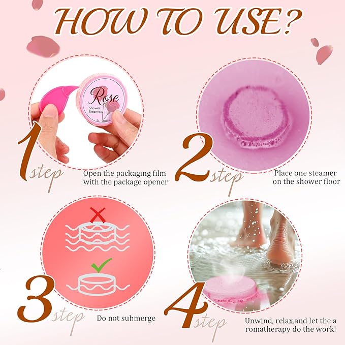 Mothers Day Gifts for Mom Wife Aunt: 6 Pack Shower Steamers Aromatherapy - Image 6