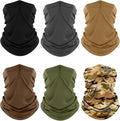 Fuinloth Neck Gaiter, 6 Pack Cooling UV Protection Bandana Face Mask Gator Scarf by fuinloth
