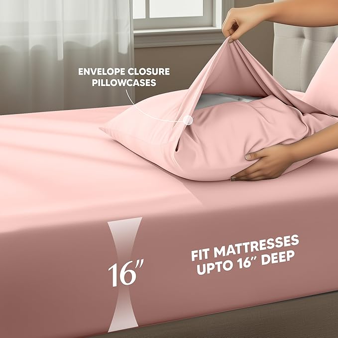 Utopia Bedding King Size Sheet Set – 4 Piece Bed Sheets, Soft and Breathable - Image 4