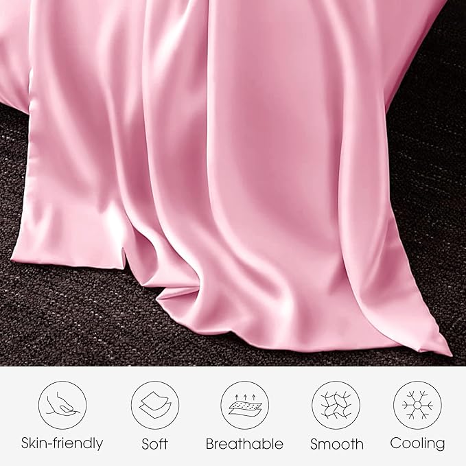 100% Silk Pillowcase for Hair and Skin Toddler Size 2 Pack Mulberry Silk Pillow - Image 3