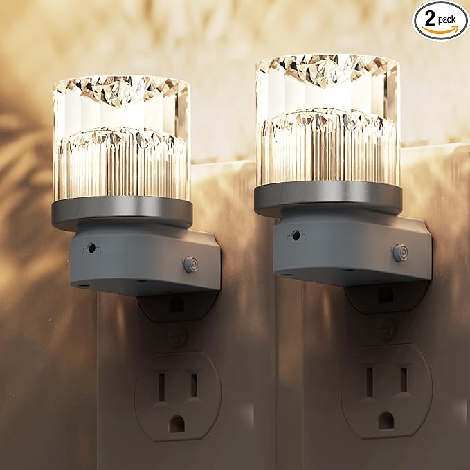 L LOHAS LED Night Light, 2 Pack Night Lights Plug into Wall, 3000K Soft Light by LLOHASLED