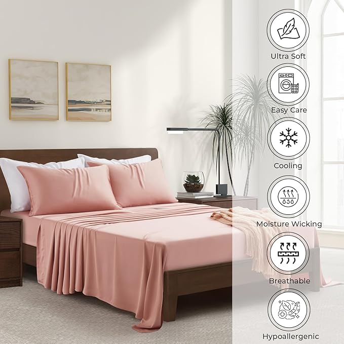 Luxury Bamboo Market | King Envelope Pillowcase Set | 100% Viscose Made from - Image 2