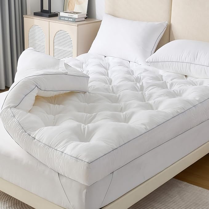 SHOUREN 5 Inch Memory Foam Mattress Topper California King by SHOUREN