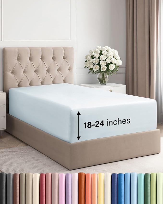 Extra Deep Twin XL Fitted Sheet by CGKUnlimited