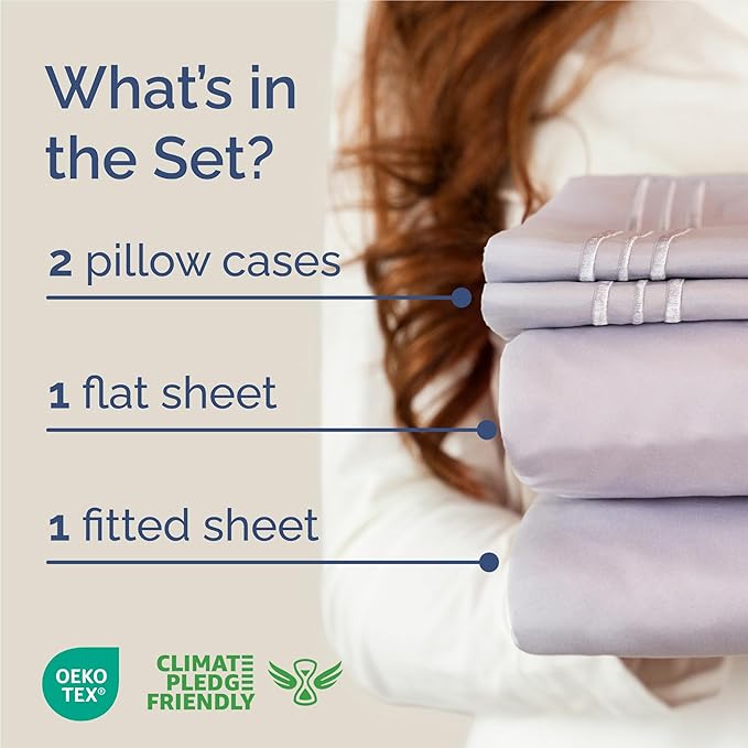 King Size 4 Piece Sheet Set - Image 2