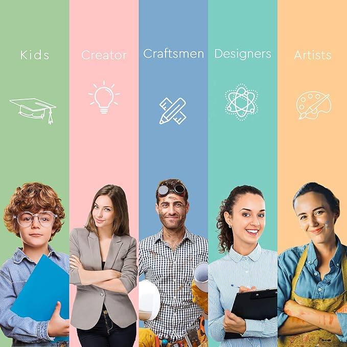 Carbon Paper for Tracing Graphite Transfer-Paper - PSLER 10 Sheets Red,10 Sheets Blue,10 Pcs Black for Tracing Drawing Patterns on Wood Projects Fabric Artist A4 Size 8.5 X 11 Inch