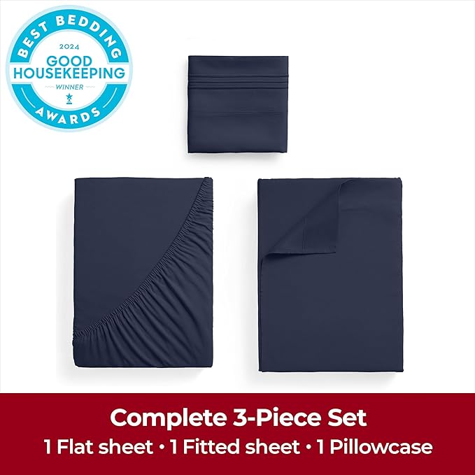 Mellanni Extra Deep Twin Sheets - Image 4