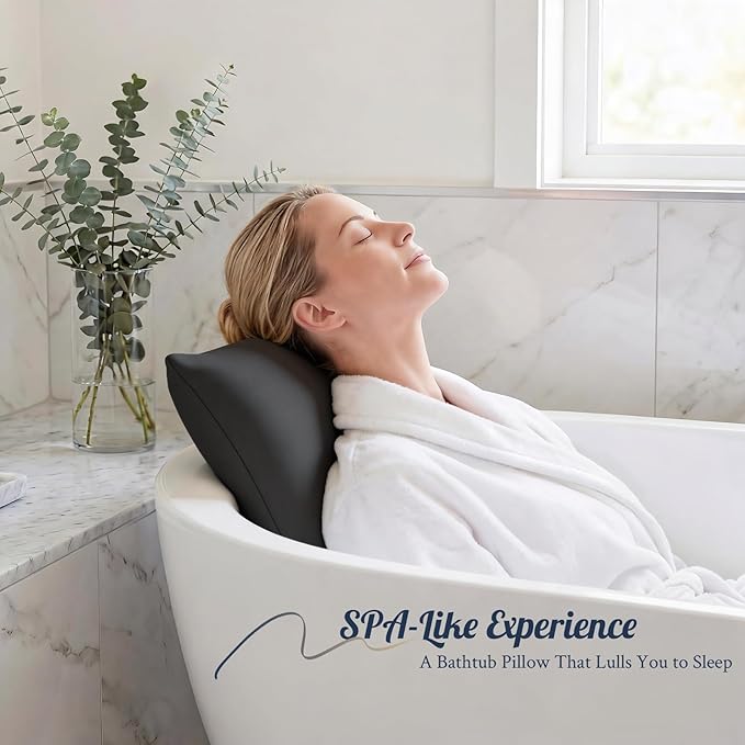 Luxury Bathtub Pillow, Gift for Christmas Birthday Mother's Day, Skin-Friendly - Image 6