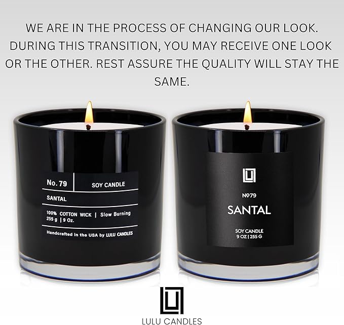 Lulu Candles | Santal | Luxury Scented Soy Jar Candle | Hand Poured in The USA - Image 3