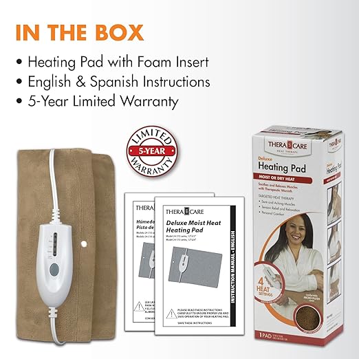 Deluxe Heating Pad Moist/Dry Heat Therapy - Image 10