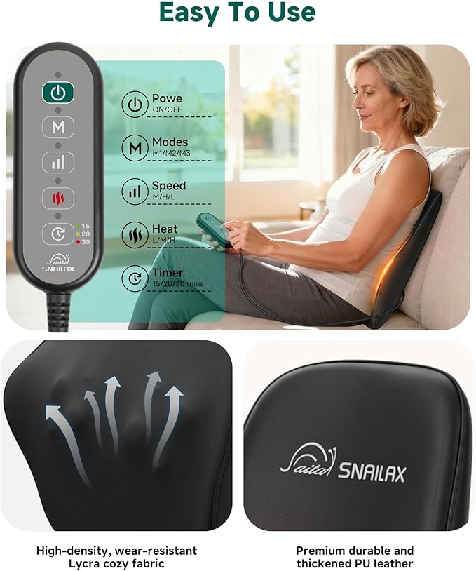 Snailax Shiatsu Back Massager - Image 4