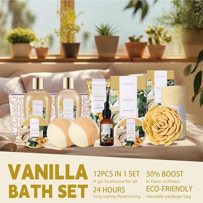 Spa Gift Baskets for Women, Spa Luxetique Spa Gifts for Women, Birthday Gifts - Image 3