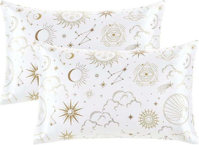 EXQ Home Satin Pillowcase Silky Satin Pillowcase by EXQHomeTexitleCoLtd