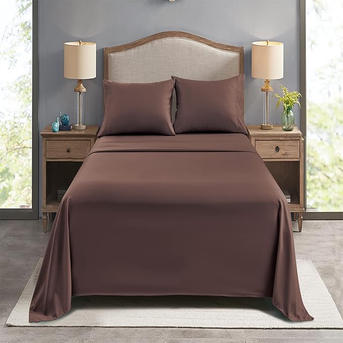 FreshCulture King Flat Sheets Only, Soft Microfiber Bedding Sheets - Image 7