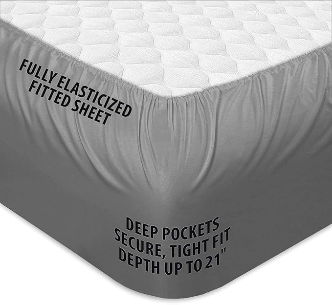COONP King Mattress Topper, Extra Thick Pillowtop, Cooling Plush Mattress Pad - Image 4