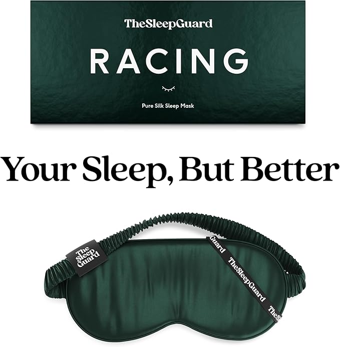 TheSleepGuard Pure Silk Sleep Mask Light Blocking Travel Essentials. Eye Masks - Image 6