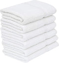 GOLD TEXTILES 6 White Economy Bath Towels Bulk Cotton Blend by GOLDTEXTILES