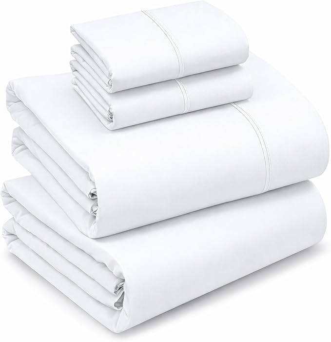 RUVANTI 100% Cotton Sheets – Full Size Percale Bedding, Cooling & Breathable by Ruvanti