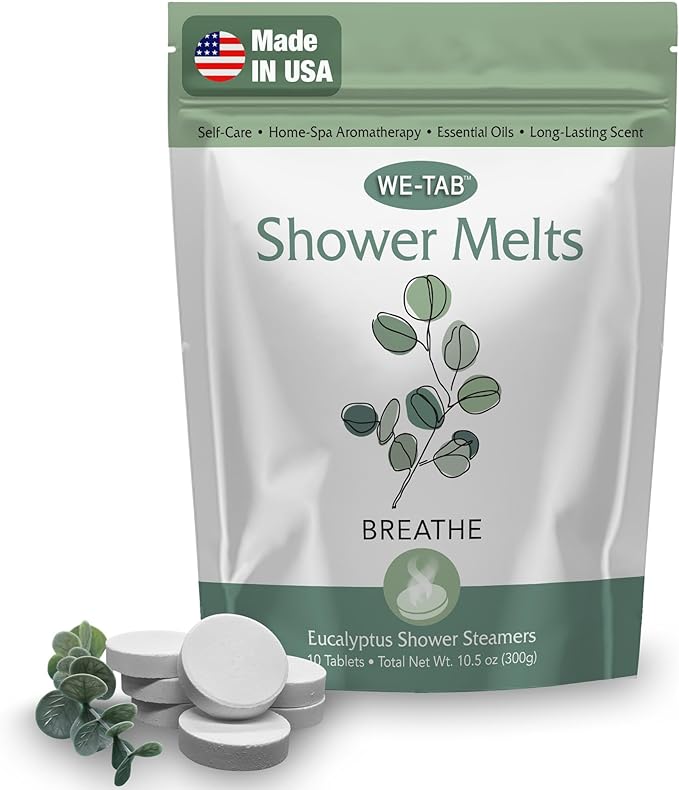 Shower Steamers 10-pk with Essential Oil Aromatherapy to Breathe Clear by Unknown