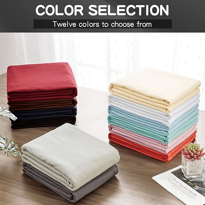 FreshCulture Twin Flat Sheets Only 2 Pack - Image 6