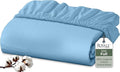 Royale Linens 100% Organic Cotton Fitted Sheet by ROYALELINENS