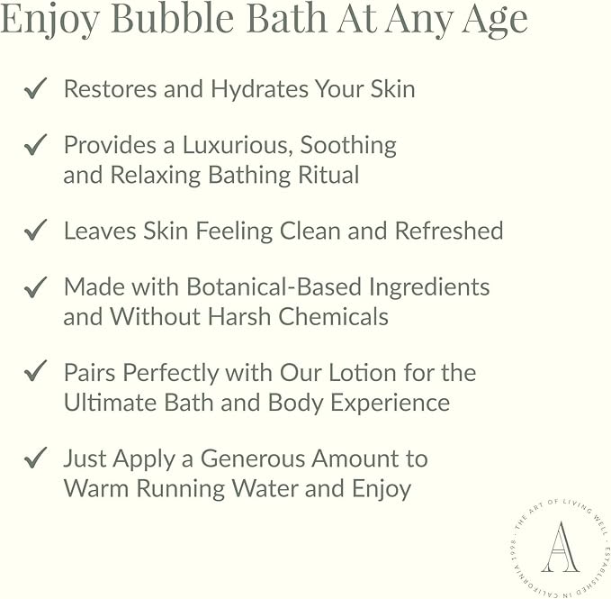 Archipelago Botanicals Luxury Milk Bubble Bath, Daily Body Wash, Moisturizing - Image 3