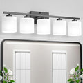 Honesorn 5-Light Vanity Lights, Matte Black by Honesorn