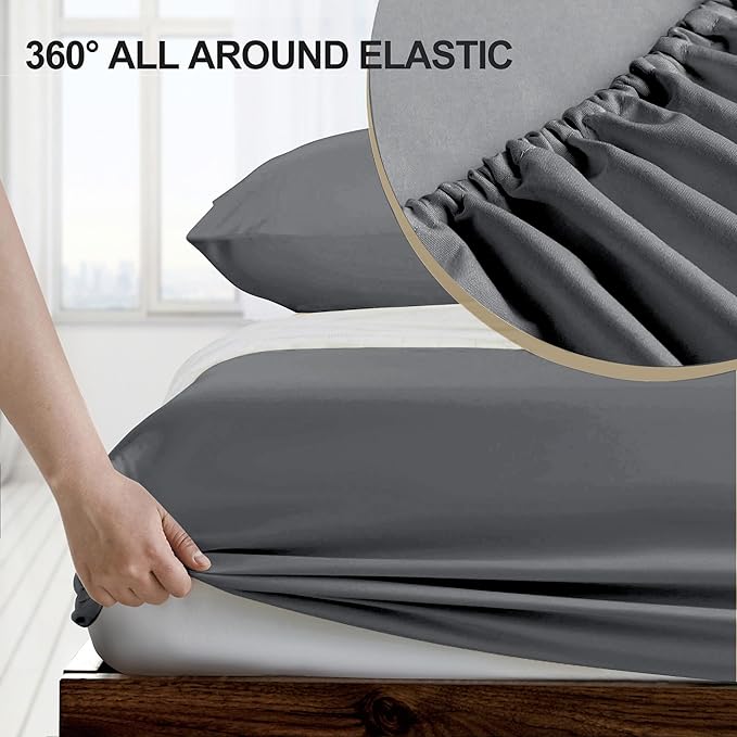 FreshCulture California King Fitted Sheet Only - Image 3
