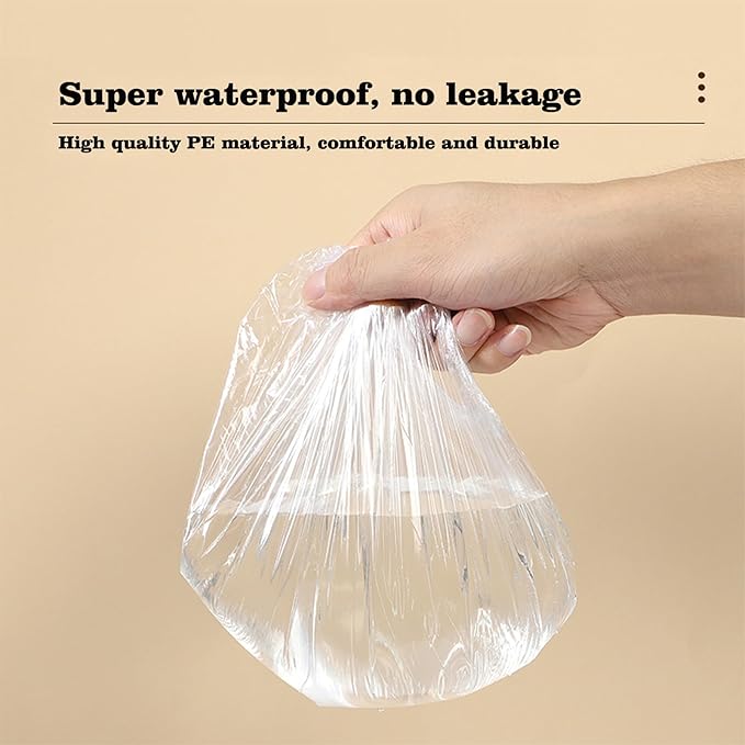 100 PCS Disposable Shower Caps Thickened Waterproof Hair Bath Caps - Image 2