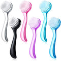 6 Pieces Facial Cleansing Brush Soft Bristle Facial Scrub Exfoliating Brush by Patelai