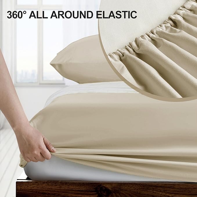 FreshCulture California King Fitted Sheet Only - Image 3