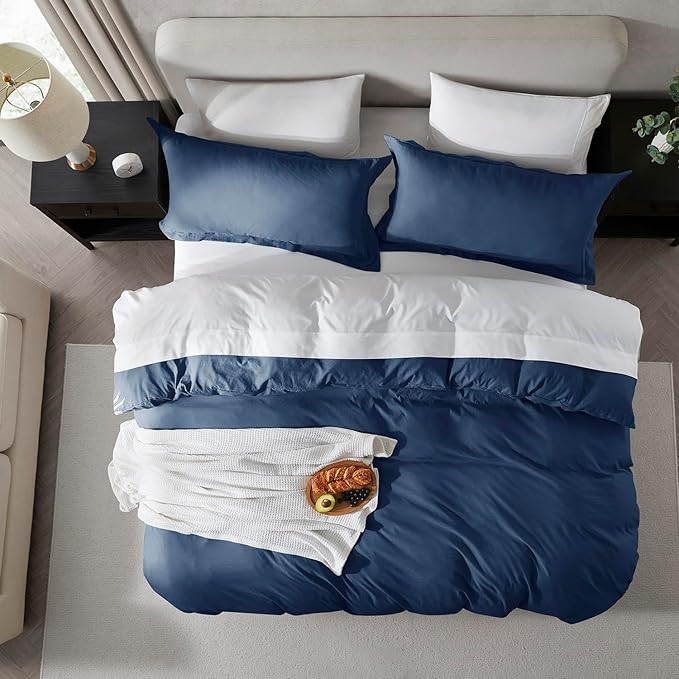 Nestl Navy Blue Duvet Cover Full Size - Image 5