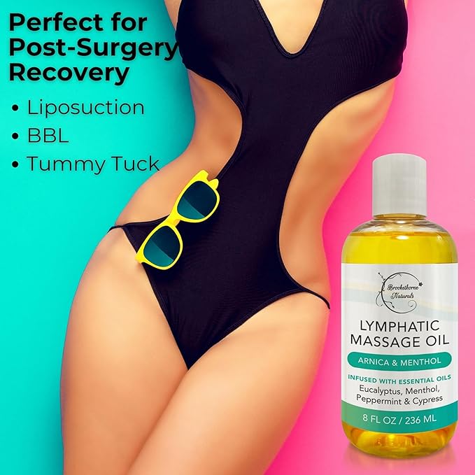 Lymphatic Drainage Massage Oil for Massage Therapy | Premium Quality, 100% - Image 4