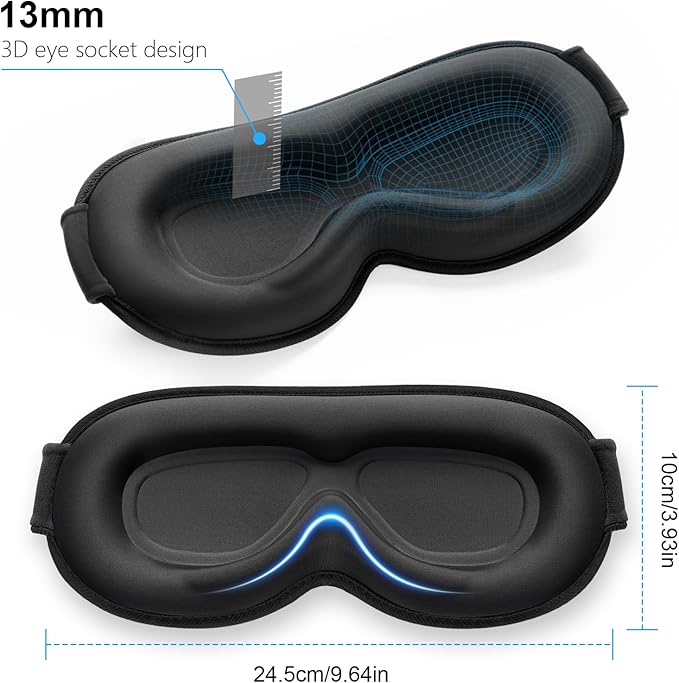 Gritin 100% Blackout Sleep Eye Mask - Image 9