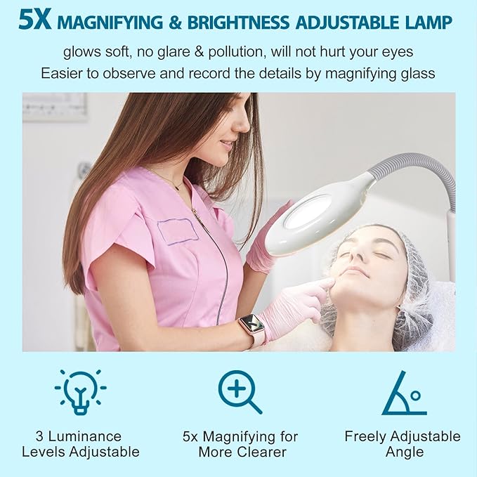 Professional 3 in 1 Facial Steamer, Stand on Wheels - Image 7
