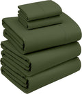 RUVANTI 100% Cotton Sheets – Split King Size Percale Bedding, Cooling & by Ruvanti